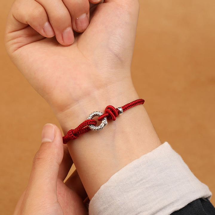 Buddha Stones999スターリングシルバー 龍年平和のお守りチャーム幸運ブレスレット  - image 10