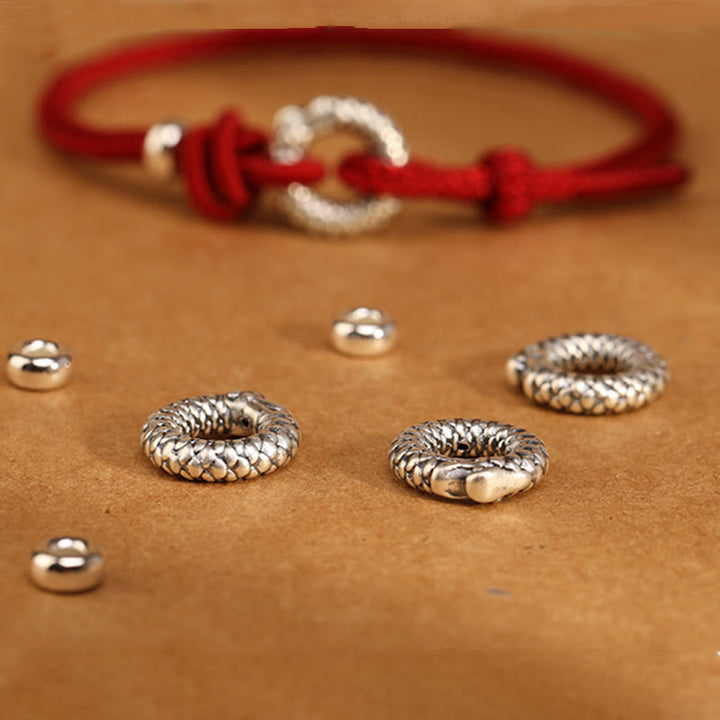 Buddha Stones999スターリングシルバー 龍年平和のお守りチャーム幸運ブレスレット  - image 15