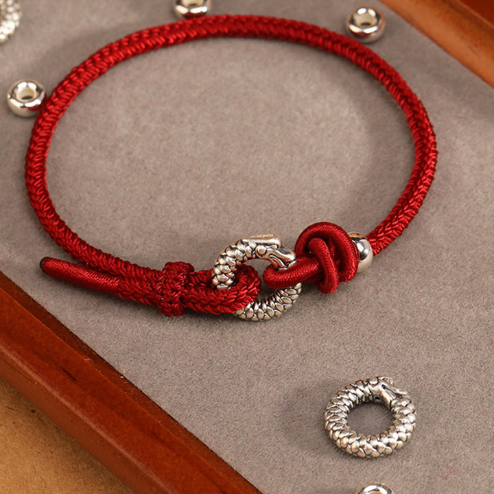 Buddha Stones999スターリングシルバー 龍年平和のお守りチャーム幸運ブレスレット  - image 20