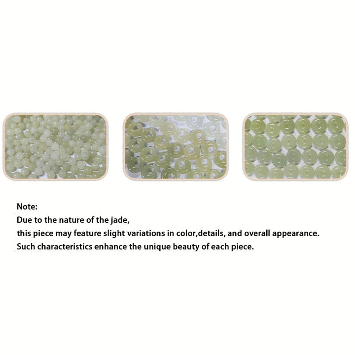 Buddha Stones925スターリングシルバー 天然和田翡翠平和のお守りチャーム蝶 幸運 繁栄 ブレスレット ネックレス ペンダント - image 6