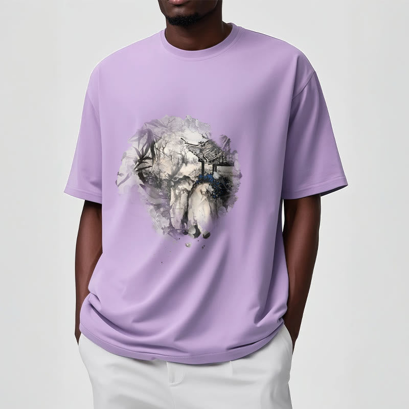 Buddha Stones中国竹山亭 デザイン柄 Tシャツ - image 18