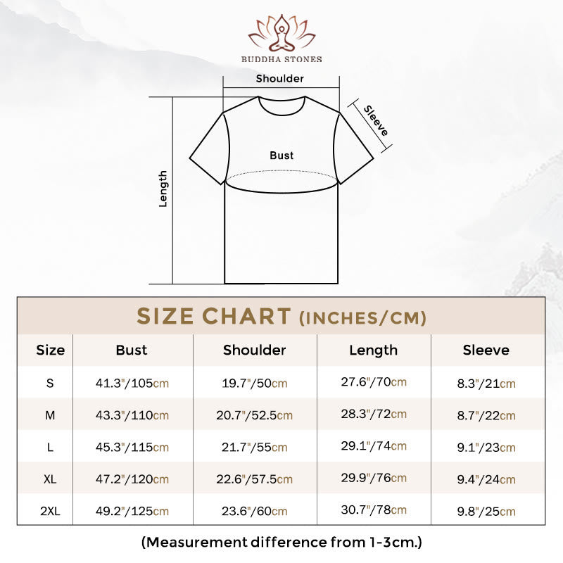Buddha Stonesボート釣り草柄コットンTシャツ - image 1