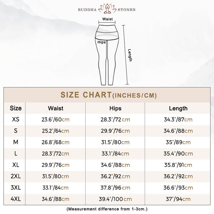 Buddha Stonesチェック柄プリント ジムレギンス レディース ヨガパンツ - image 8