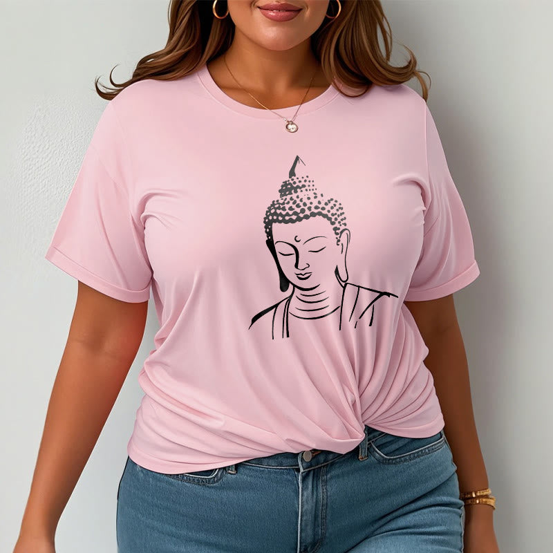 Buddha Stones仏頭柄 コットンTシャツ - image 20