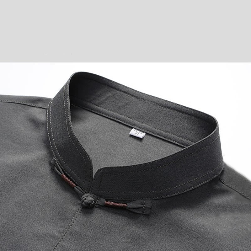 Buddha Stones中国の旧正月 刺繍 フータンスーツ 漢服 長袖 トップス パンツ 衣類 メンズセット - image 6