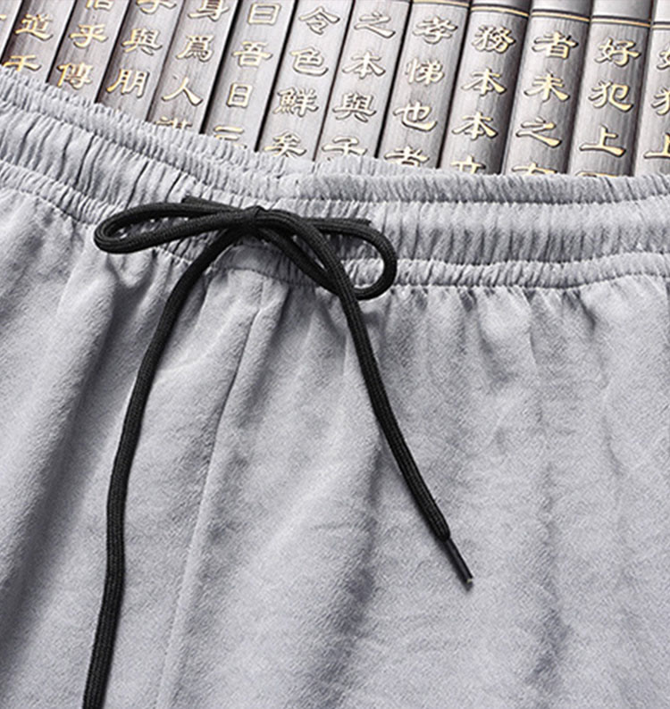 Buddha Stones中国の旧正月 刺繍 龍 カエルボタン 唐装 漢服 長袖 トップス パンツ 衣類 メンズ セット - image 12