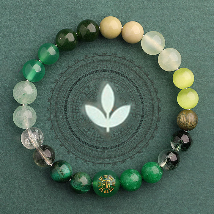 Buddha Stones 瑪瑙 運気バランス 癒し エネルギー 開運 ブレスレット