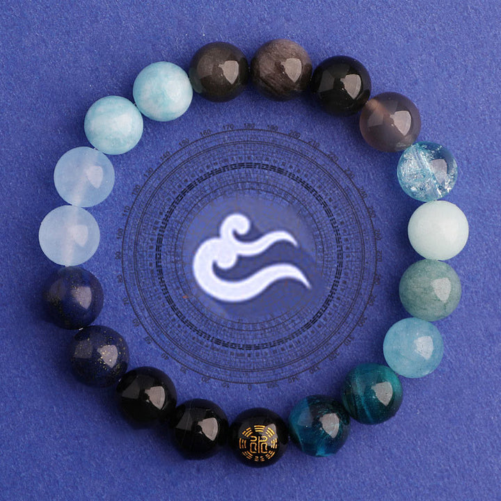 Buddha Stones 瑪瑙 運気バランス 癒し エネルギー 開運 ブレスレット