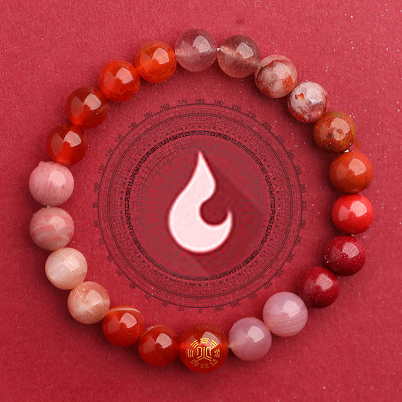 Buddha Stones 瑪瑙 運気バランス 癒し エネルギー 開運 ブレスレット