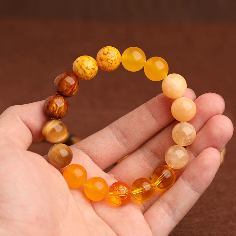 Buddha Stones 瑪瑙 運気バランス 癒し エネルギー 開運 ブレスレット
