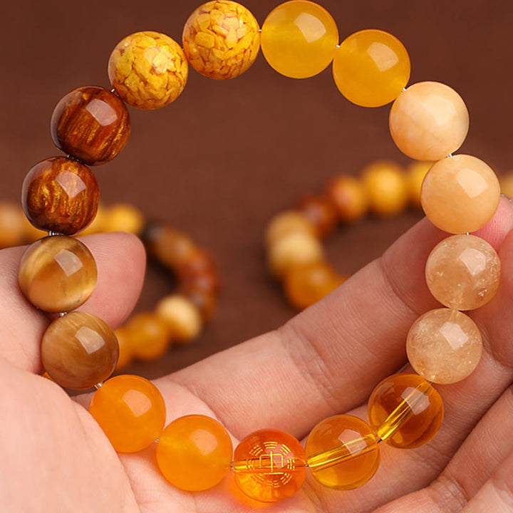 Buddha Stones 瑪瑙 運気バランス 癒し エネルギー 開運 ブレスレット