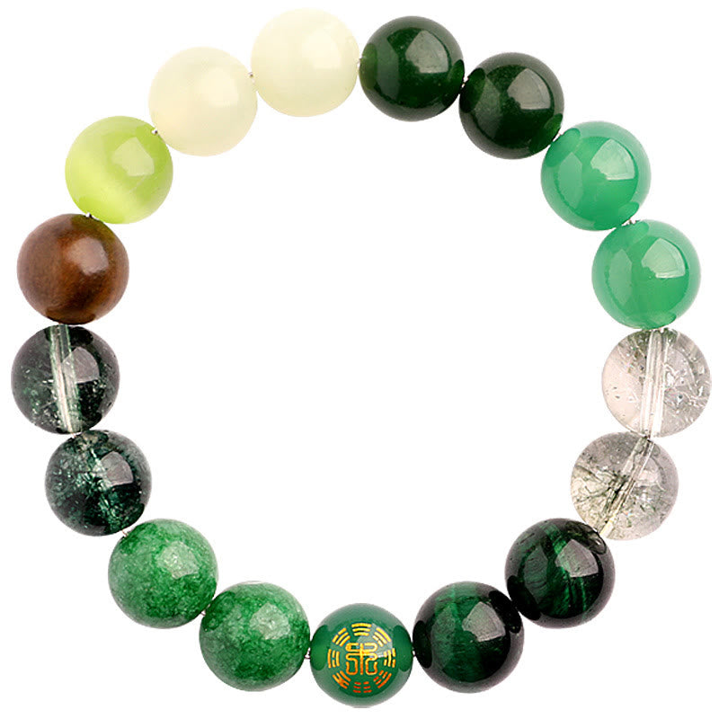 Buddha Stones 瑪瑙 運気バランス 癒し エネルギー 開運 ブレスレット
