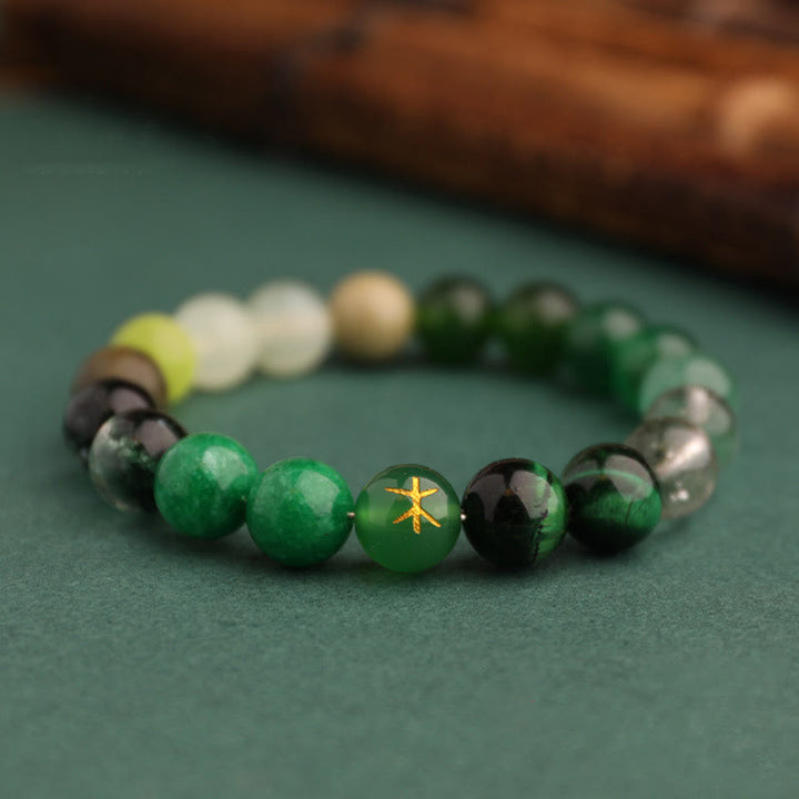 Buddha Stones 瑪瑙 運気バランス 癒し エネルギー 開運 ブレスレット