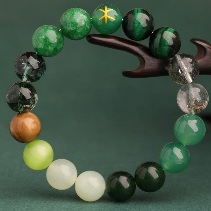 Buddha Stones 瑪瑙 運気バランス 癒し エネルギー 開運 ブレスレット