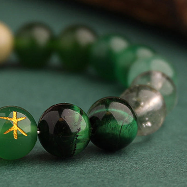 Buddha Stones 瑪瑙 運気バランス 癒し エネルギー 開運 ブレスレット