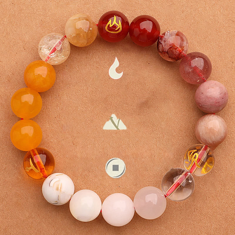 Buddha Stones 太陽石 瑪瑙 ブラックオニキス 知恵 守護 開運 パワーストーン ブレスレット