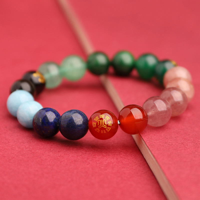 Buddha Stones 太陽石 瑪瑙 ブラックオニキス 知恵 守護 開運 パワーストーン ブレスレット