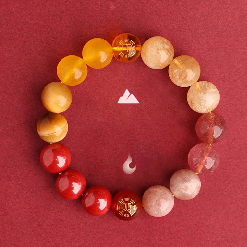 Buddha Stones ブラックオニキス グリーンカルセドニー アクアマリン 開運 知恵 癒し ブレスレット