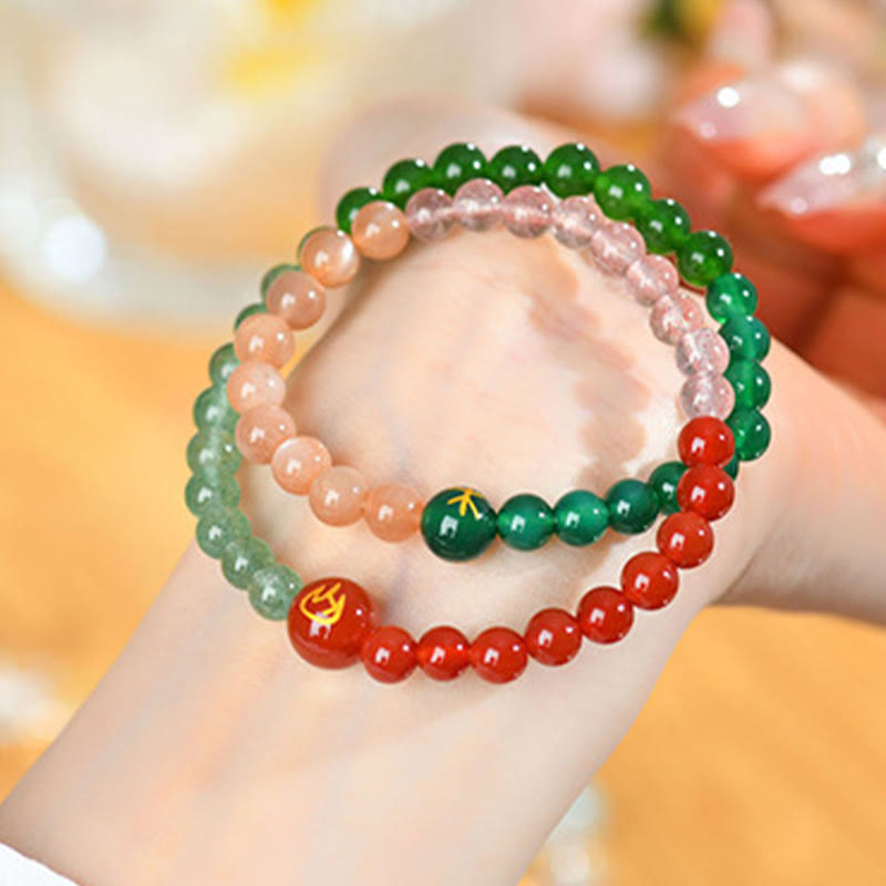 Buddha Stones パール 黒オニキス 白水晶 白瑪瑙 清浄 優雅 エレガント ブレスレット