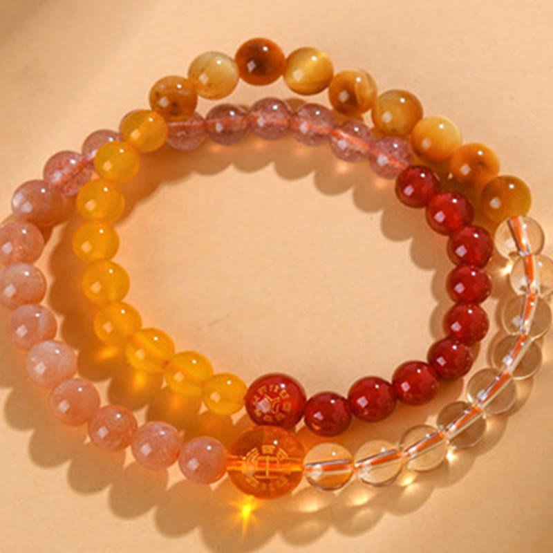 Buddha Stones パール 黒オニキス 白水晶 白瑪瑙 清浄 優雅 エレガント ブレスレット - image 26