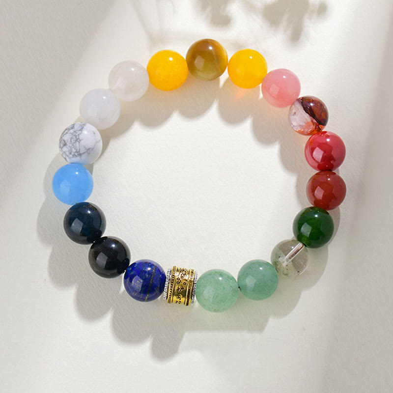 Buddha Stones 赤瑪瑙 金色 光沢 黒曜石 黄瑪瑙 開運 幸運 財運 パワーストーン ブレスレット