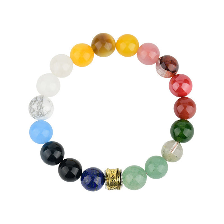 Buddha Stones 赤瑪瑙 金色 光沢 黒曜石 黄瑪瑙 開運 幸運 財運 パワーストーン ブレスレット