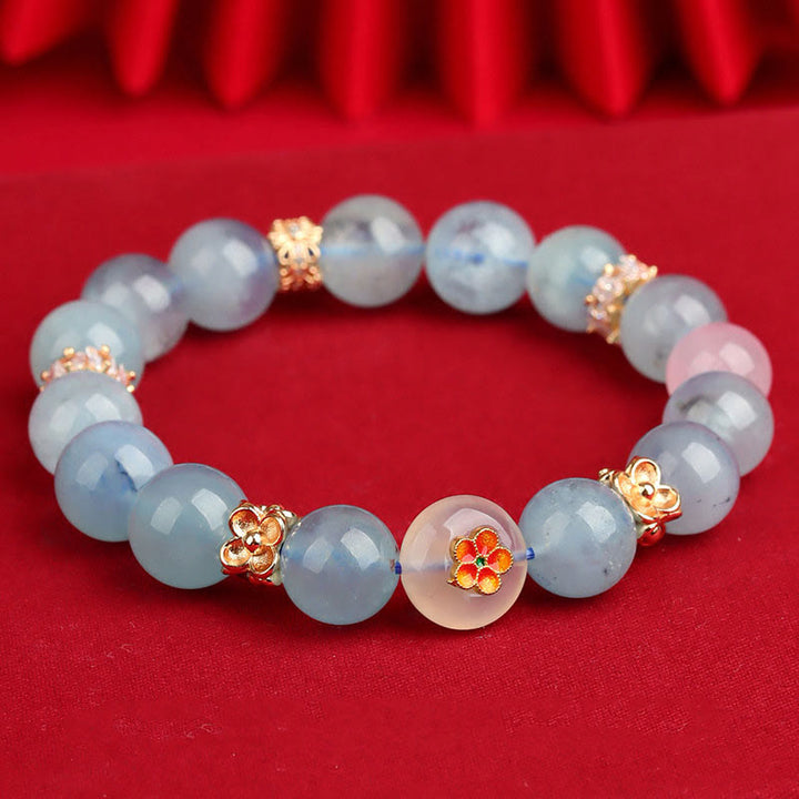 Buddha Stones グリーンファントム ルチルクォーツ グリーングレープ瑪瑙 マラカイト 開運 幸運 ブレスレット - image 15