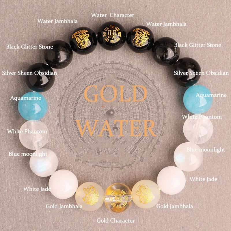 Buddha Stones 南赤瑪瑙 ストロベリークォーツ 太陽石 恋愛 成功 幸運 ブレスレット