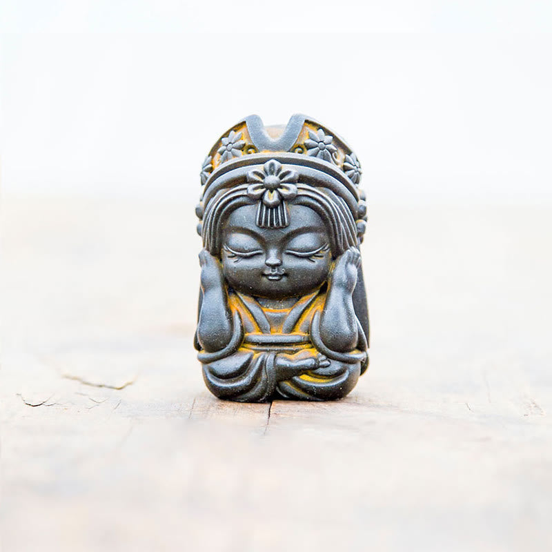 Buddha Stones手作り ザキラム 鉄粉 錆 鋳造 樹脂 像 禅 家の装飾