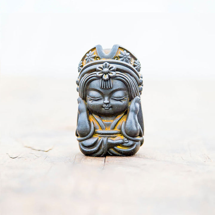 Buddha Stones手作り ザキラム 鉄粉 錆 鋳造 樹脂 像 禅 家の装飾