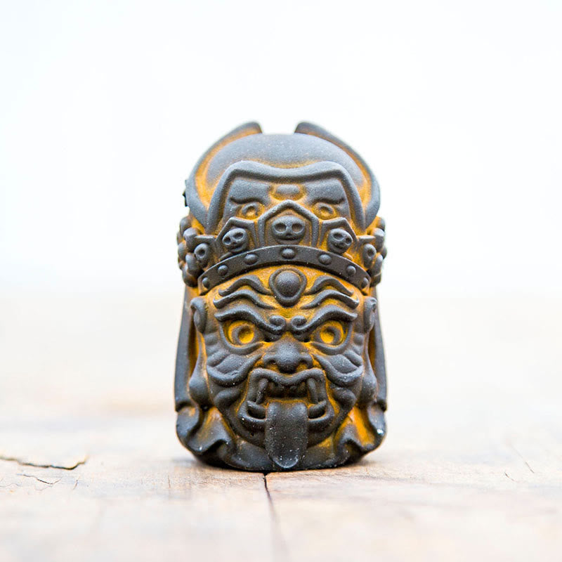 Buddha Stones手作り ザキラム 鉄粉 錆 鋳造 樹脂 像 禅 家の装飾 - image 12