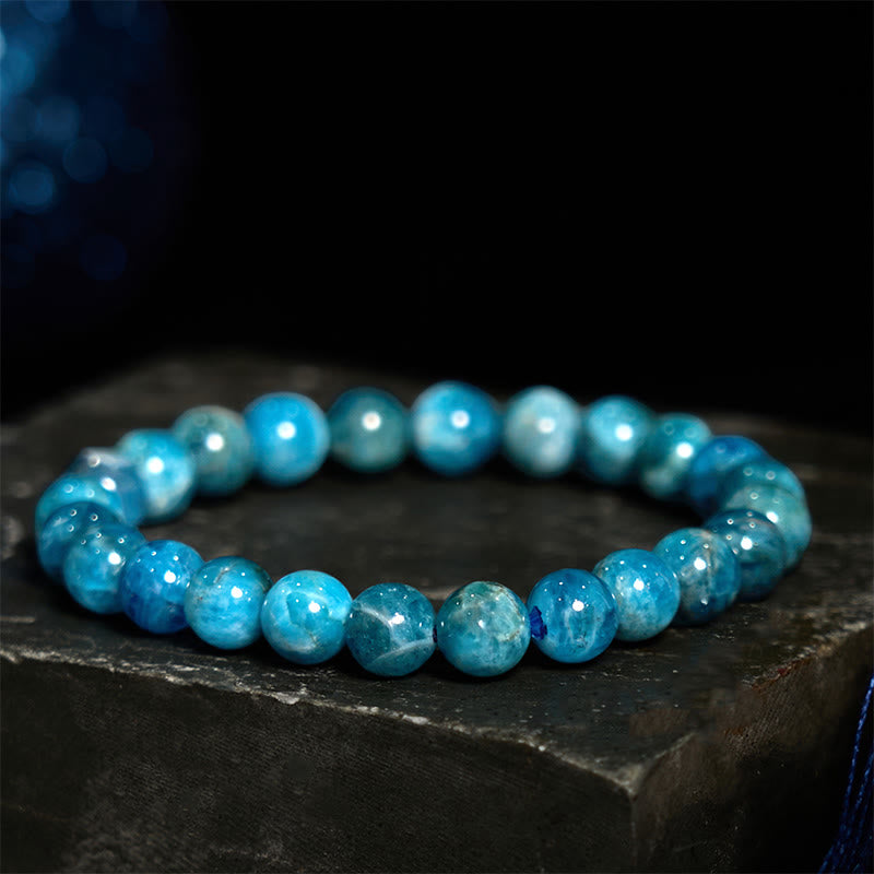 Buddha Stonesアパタイトモチベーションブレスレット