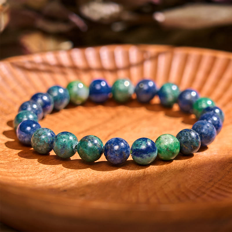 Buddha Stonesラズライト ラピスラズリ セレニティブレスレット - ラズライト（手首周り：14～15cm） - image 0