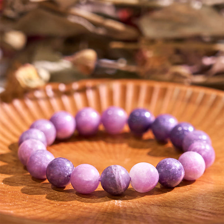 Buddha Stones紫雲母石ポジティブブレスレット
