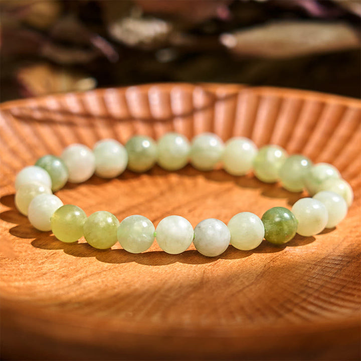 Buddha Stones翡翠の豊穣のブレスレット