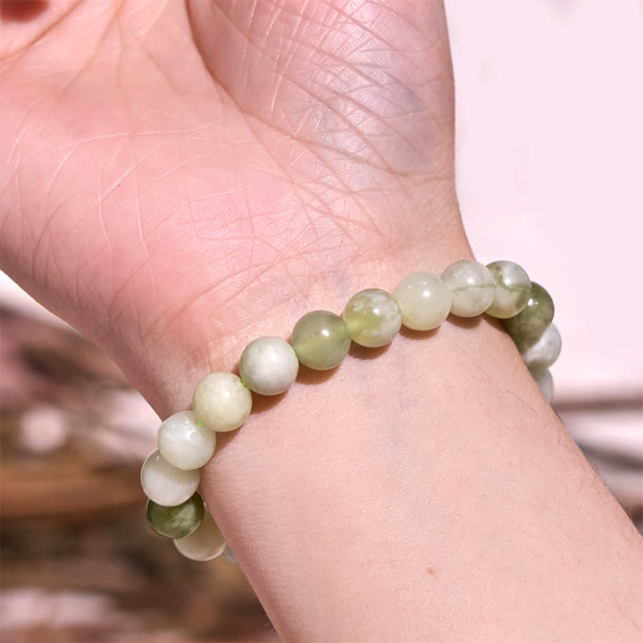 Buddha Stones翡翠の豊穣のブレスレット