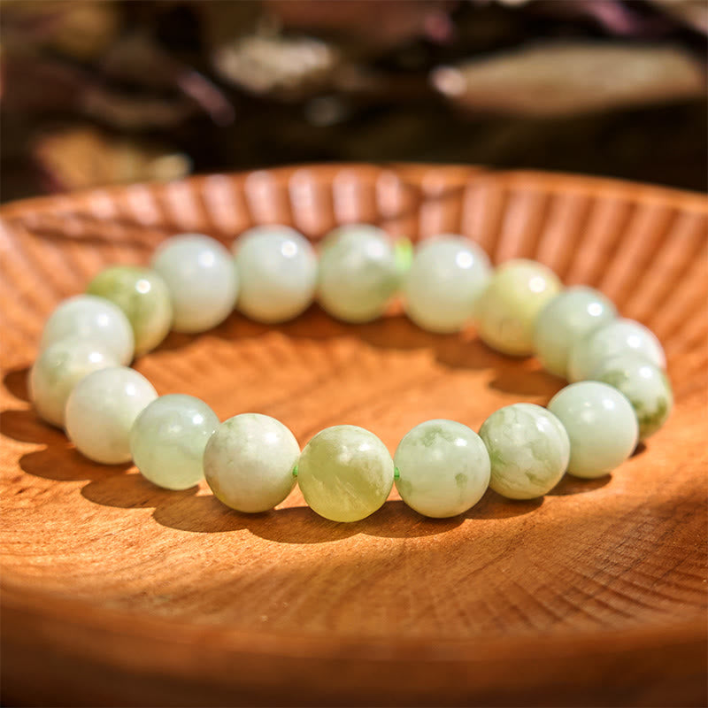 Buddha Stones翡翠の豊穣のブレスレット