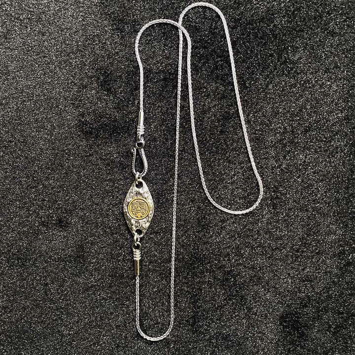 Buddha Stones925 スターリングシルバー チベット ガルーダ 鳥 龍 蛇 知恵 ネックレス ペンダント - image 18