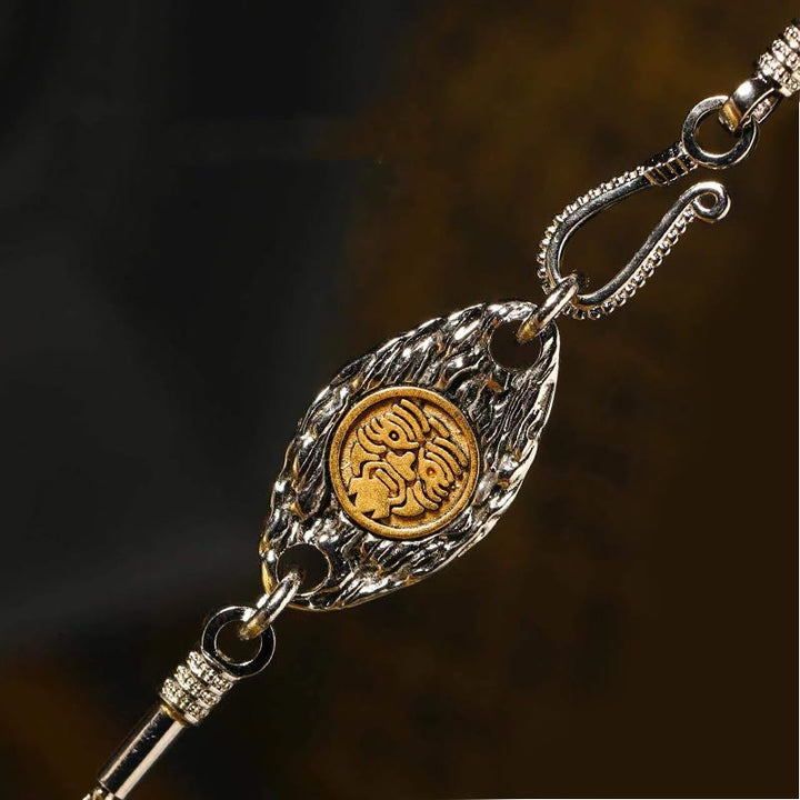 Buddha Stones925 スターリングシルバー チベット ガルーダ 鳥 龍 蛇 知恵 ネックレス ペンダント - image 19