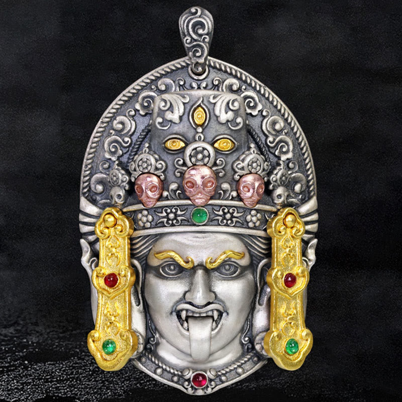 Buddha Stones925 スターリングシルバー チベット ザキラム 富の女神 悪霊除け ネックレス ペンダント