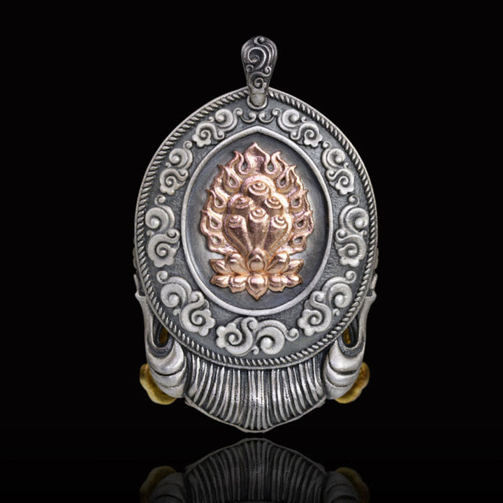 Buddha Stones925 スターリングシルバー チベット ザキラム 富の女神 悪霊除け ネックレス ペンダント