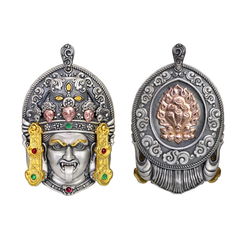 Buddha Stones925 スターリングシルバー チベット ザキラム 富の女神 悪霊除け ネックレス ペンダント