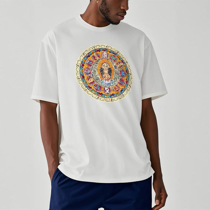 Buddha Stonesドルジェ金剛曼荼羅仏コットンTシャツ - image 13