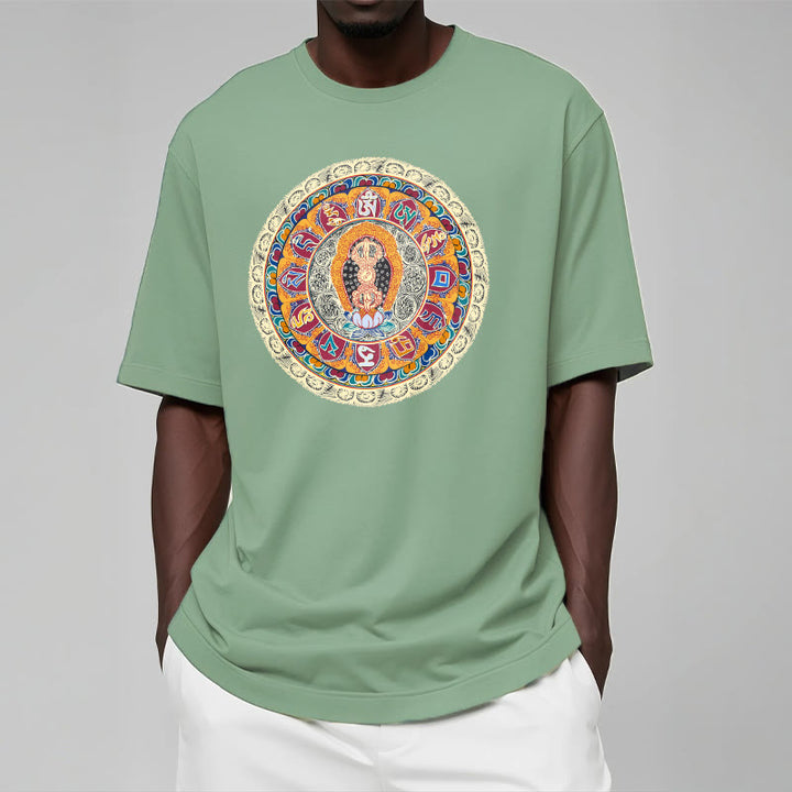 Buddha Stonesドルジェ金剛曼荼羅仏コットンTシャツ - image 14