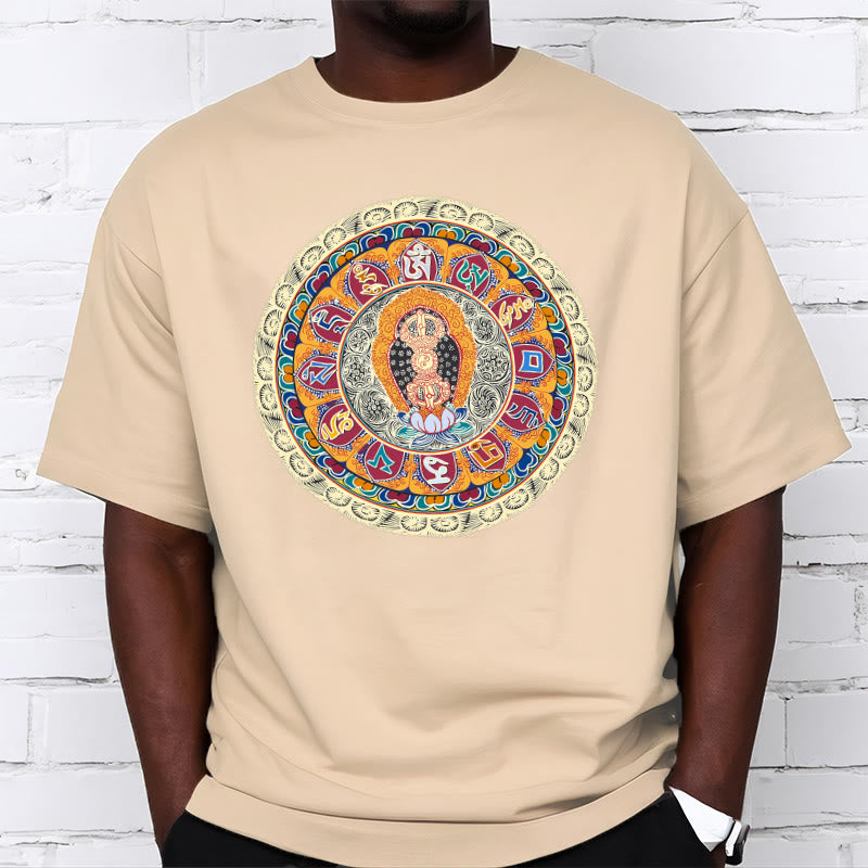Buddha Stonesドルジェ金剛曼荼羅仏コットンTシャツ - image 1
