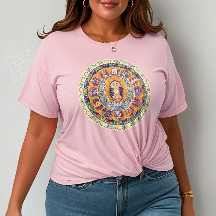 Buddha Stonesドルジェ金剛曼荼羅仏コットンTシャツ - image 19
