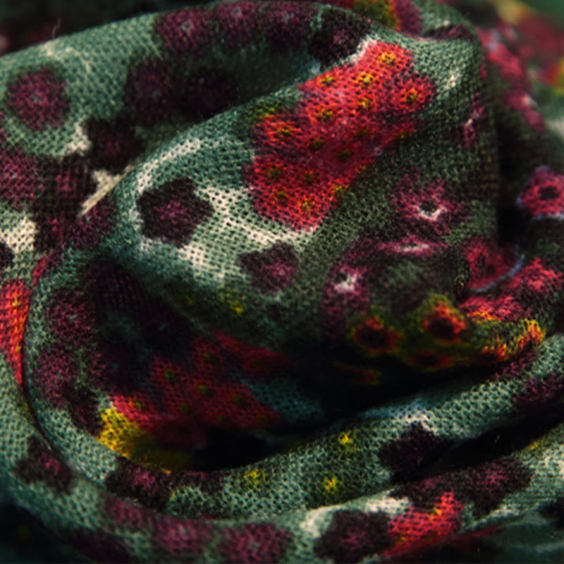 Buddha Stonesチベット ヴィンテージ 宮殿 油絵 花 ショール 冬 快適 旅行用 スカーフ ラップ - image 8