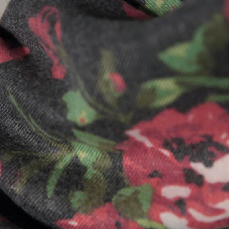 Buddha Stonesチベットローズフラワーガーデンショール秋冬用心地よいスカーフラップ  - image 12