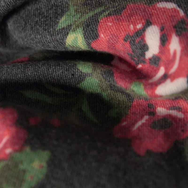 Buddha Stonesチベットローズフラワーガーデンショール秋冬用心地よいスカーフラップ  - image 13