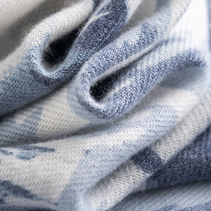 Buddha Stonesチベットショール エスニック レトロ ローズプリント 秋冬 心地良い 暖かい スカーフ ラップ - image 4